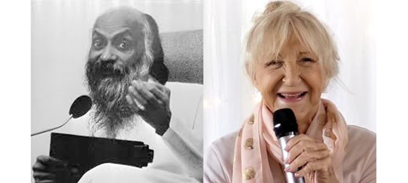 右/Osho 左/マーゴ・アナンド